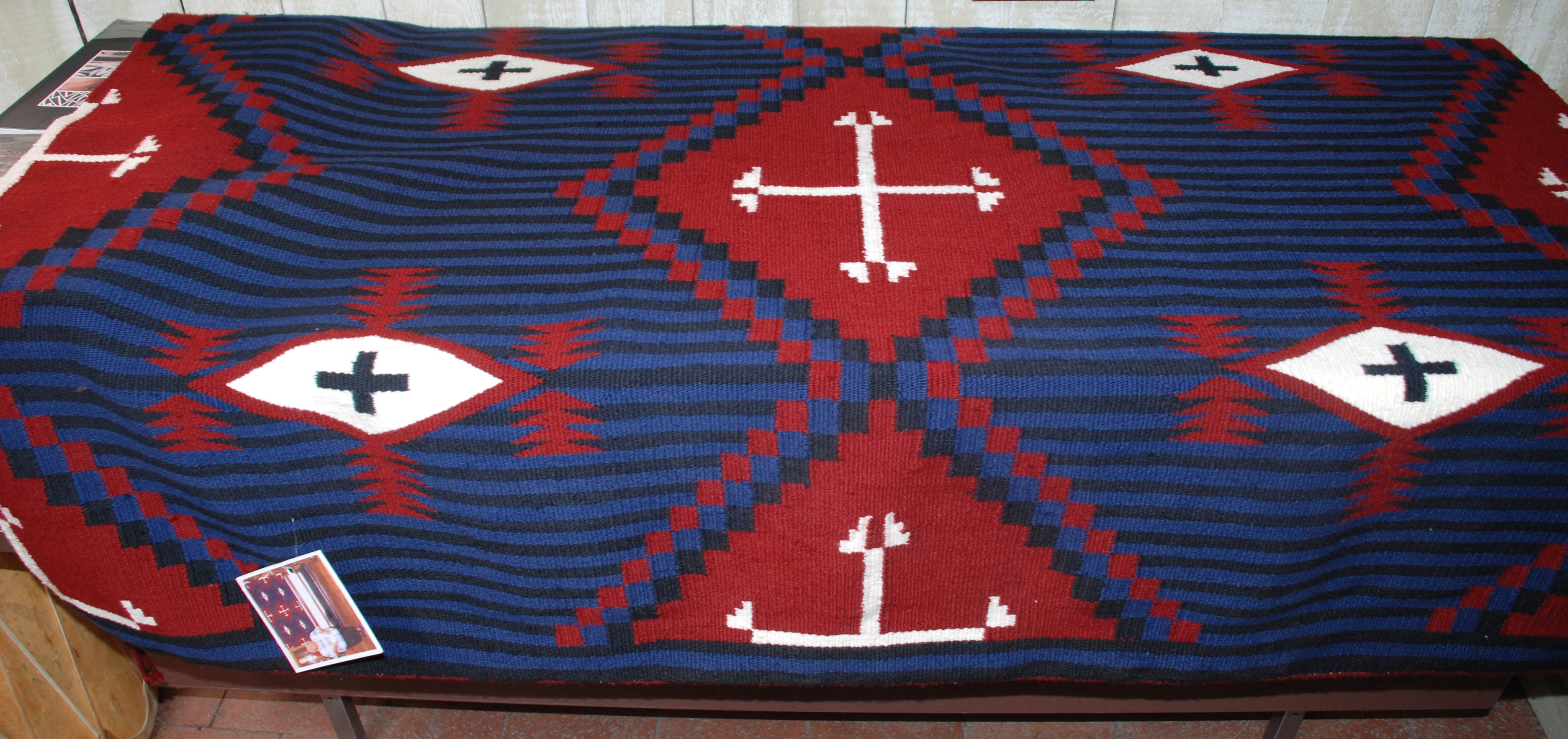 Nellie Begay | Navajo Teec Nos Pas Weaving | Penfield Gallery of Indian Arts | Albuquerque, New Mexico